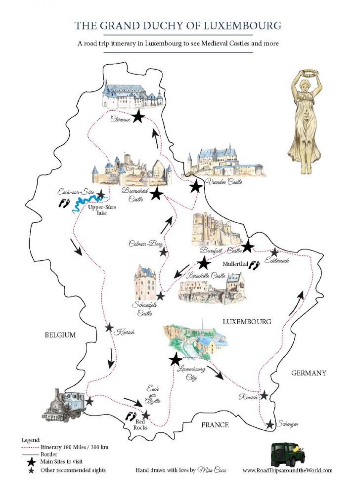 ルクセンブルク城地図 地図のルクセンブルク城 西ヨーロッパのヨーロッパ