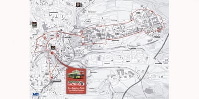 地図のファミリー向けホテルクセンブルク